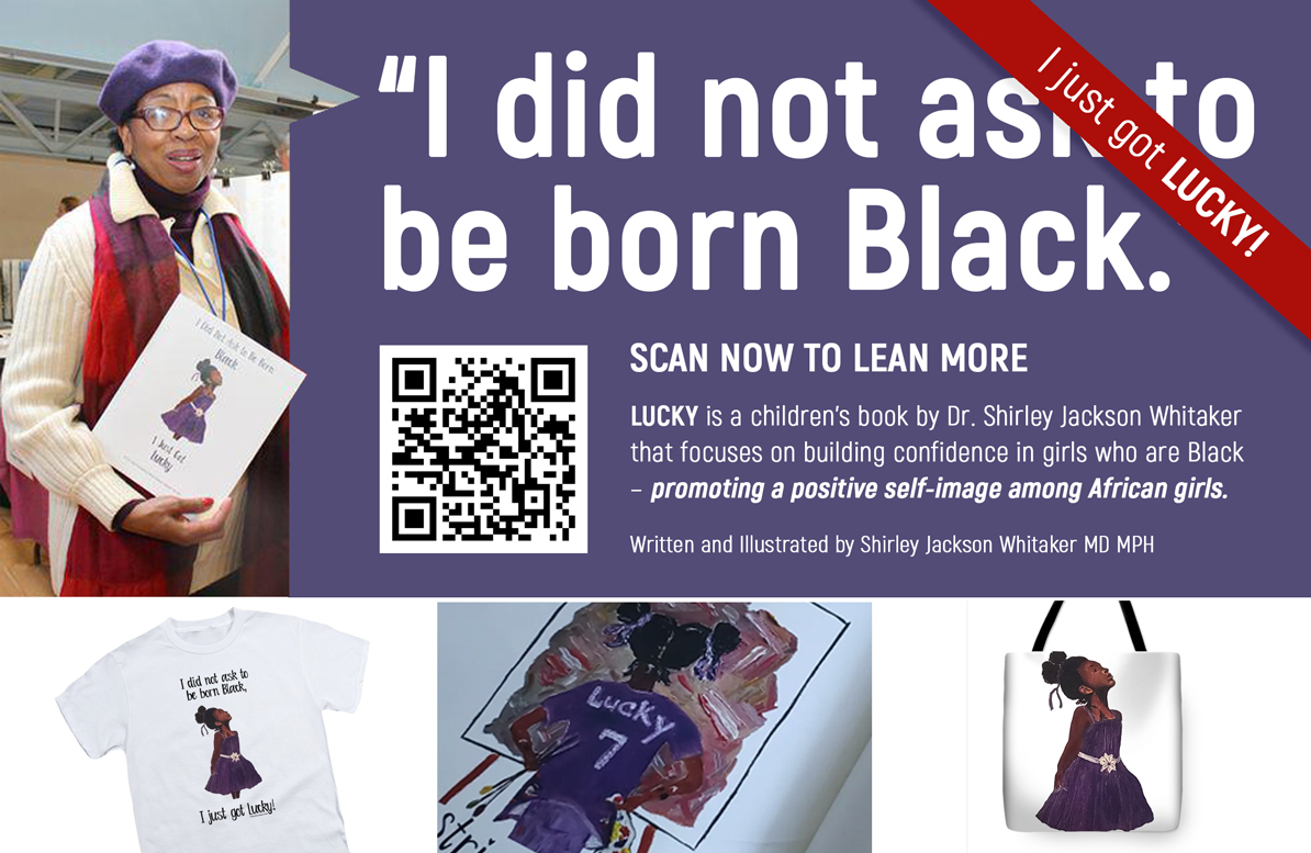 SAW Marketplace Lucky childrens book African American Girls Self-confidence