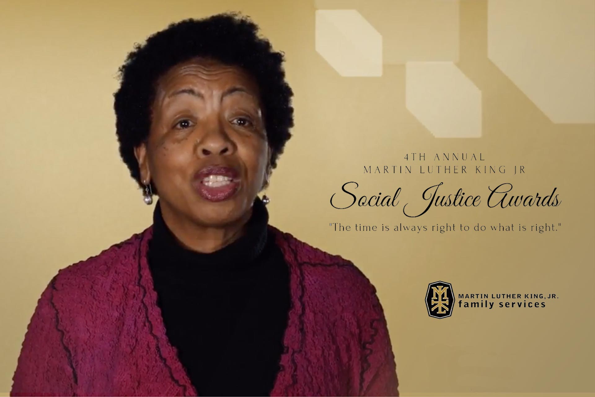 MLK Social Justice Awards Winner Shirley Jackson Whitaker