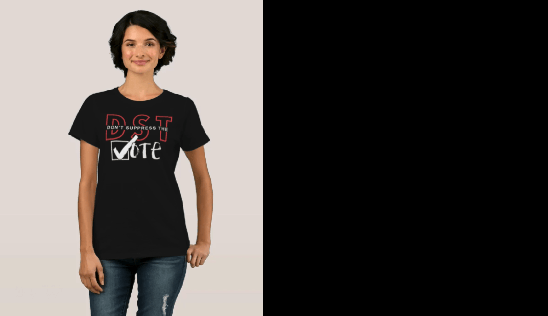 SAW Marketplace DST Vote Don't Suppress The Vote by Shirley Jackson MD - A Celebration of Freedom and Hope
